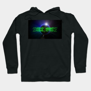 Sun and Moon Eclipse - Green 2 Hoodie